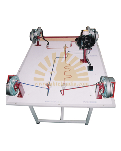 Model Of Hydraulic Braking System With Vacum Booster (Tata Indica)
