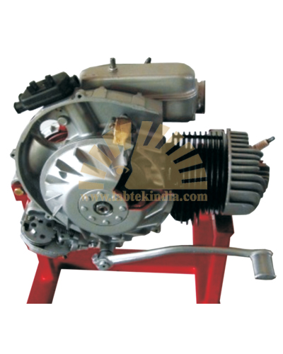 Cut section model of two stroke single Cylinder engine (working)